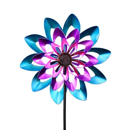Exhart Exhart Multicolored Metal 26 in. H Pinwheel Garden Stake Spinner 19030-RB-A